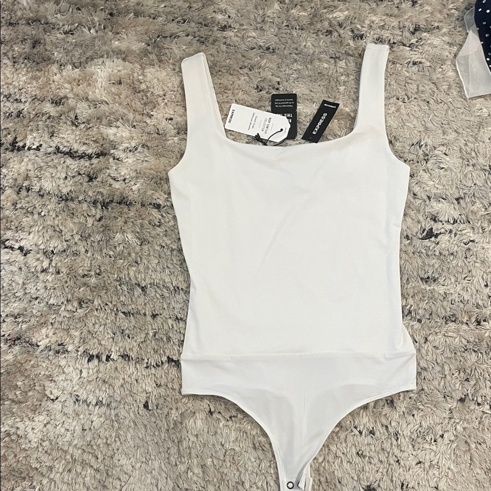 Express White  Bodysuit